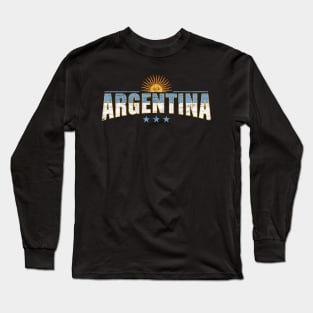 Argentina World Cup Champions Long Sleeve T-Shirt